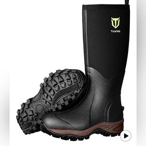 TIDEWE Rubber Neoprene Boots Size 9